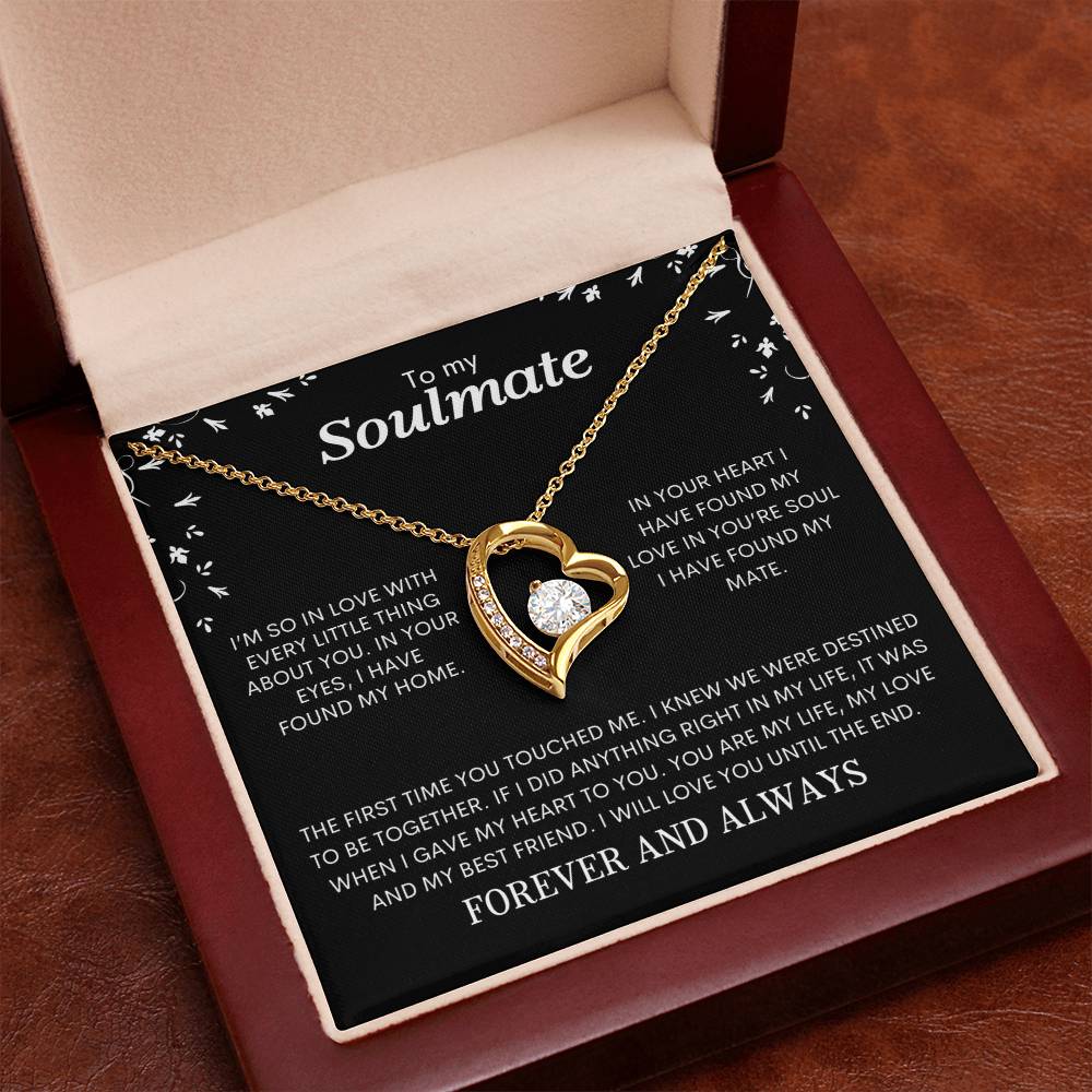 To My Soulmate | Forever Love Necklace