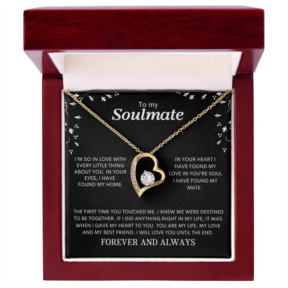 To My Soulmate | Forever Love Necklace