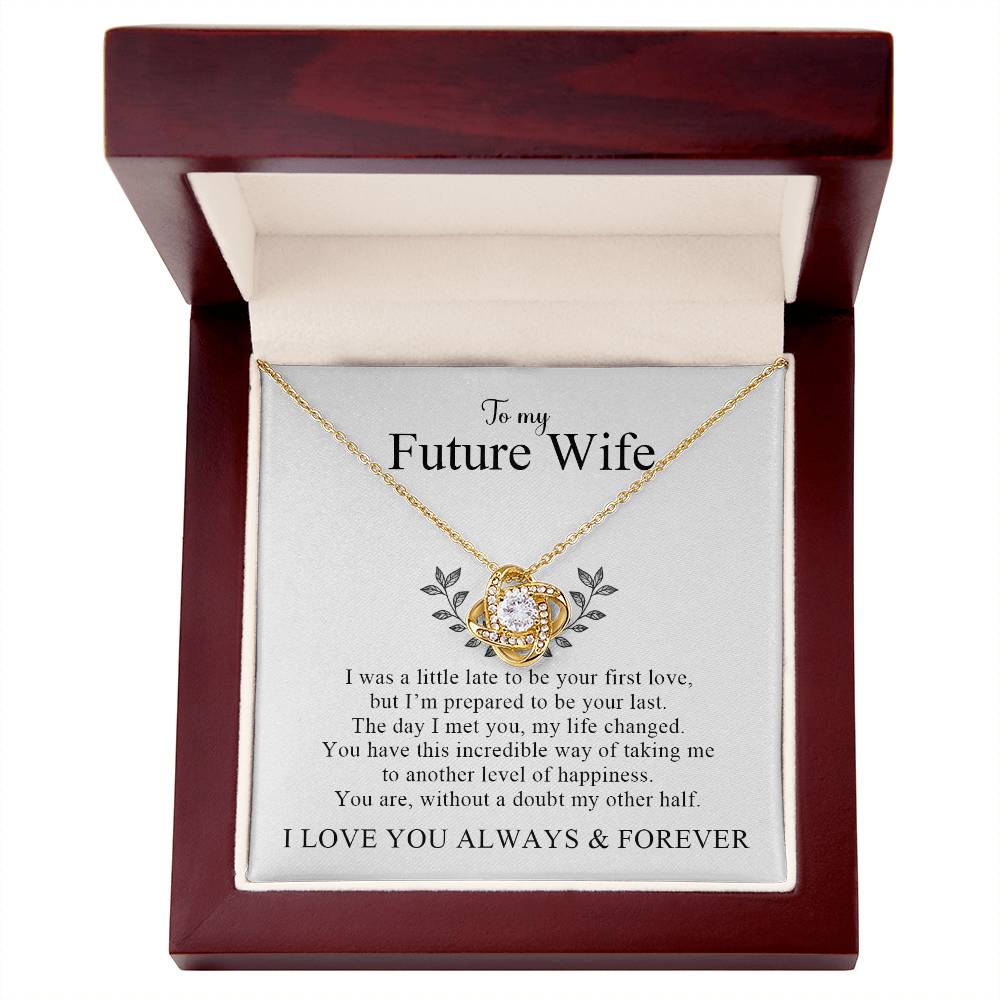 To My Future Wife | Love Knot Necklace
