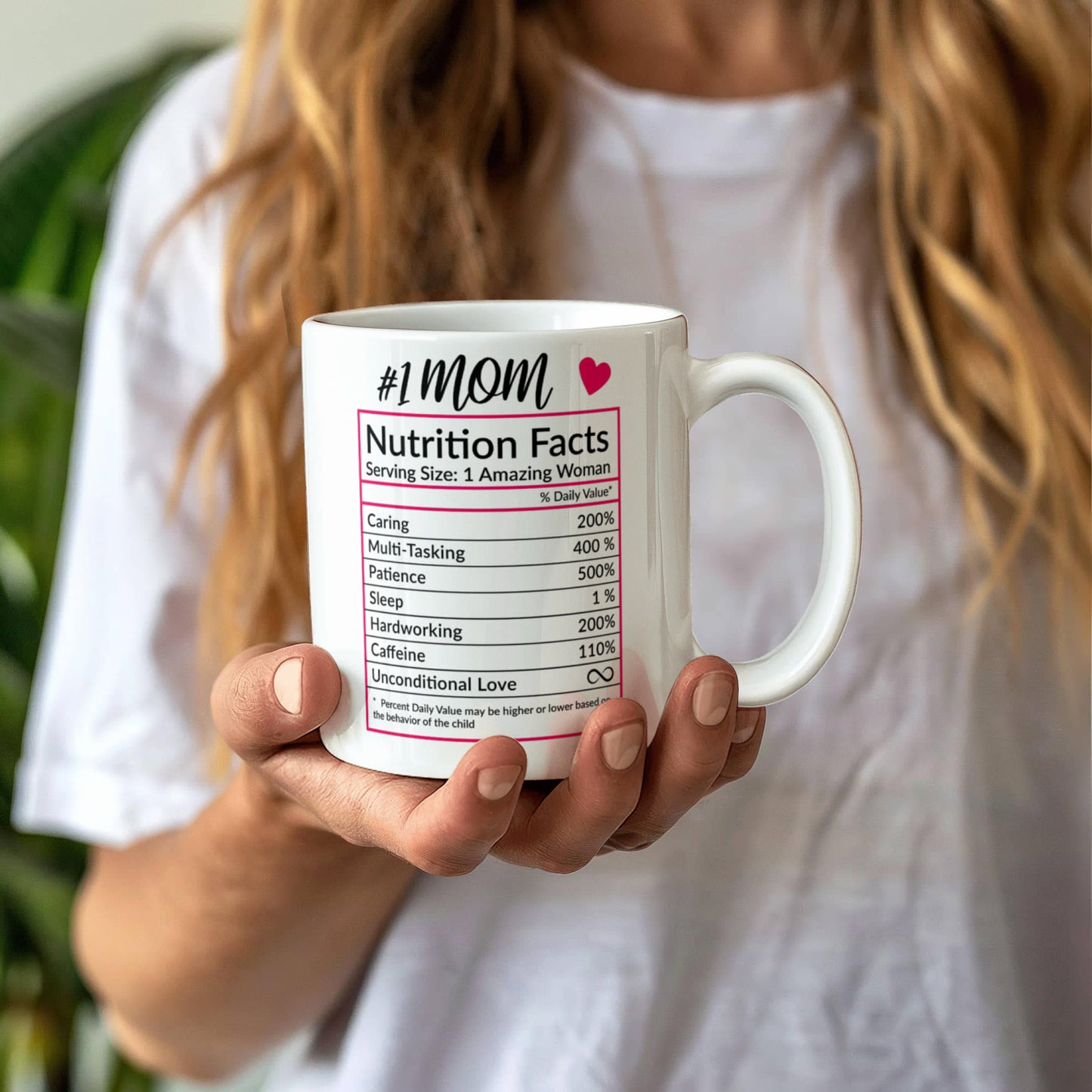 # 1 Mom | White Ceramic Mug