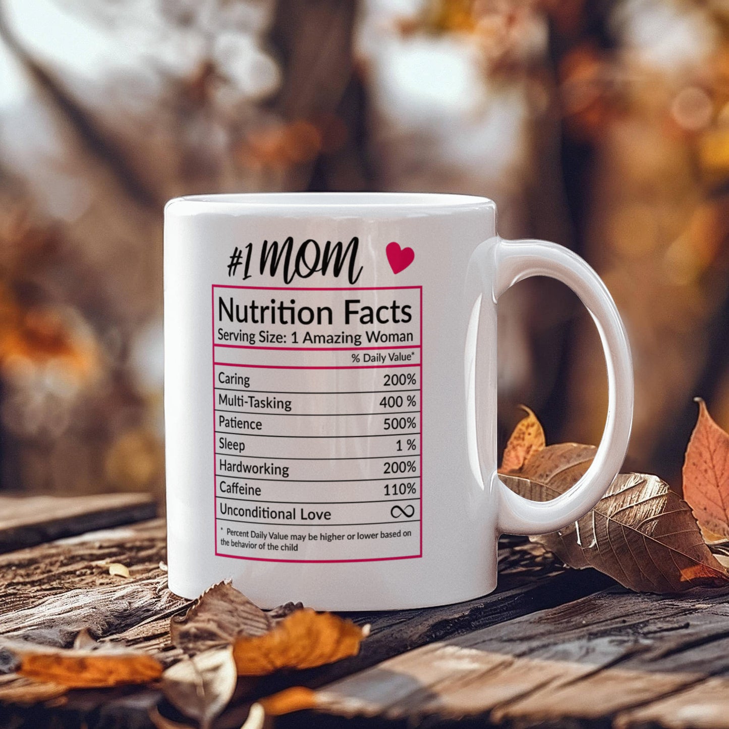 # 1 Mom | White Ceramic Mug
